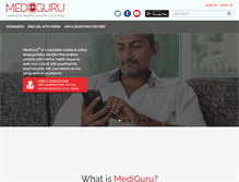 Tablet Screenshot of mediguru.com